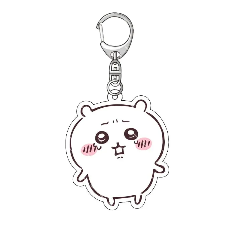 yiji Pendant Anime Comic Acrylic Peripheral Keychain Hachiware Usagi Cute Pendant Bag Hanging Decoration Decoration