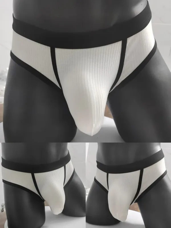 Herenslips met grote zakken zijn erg sexy. Sportondergoed met grote ruimte voor heren 3256810183240378