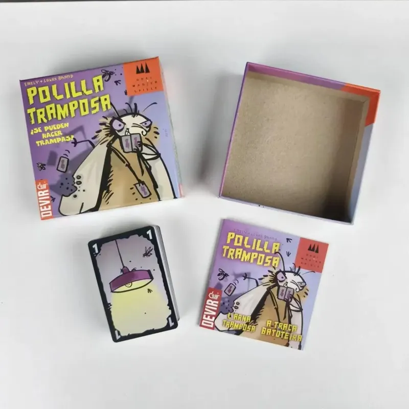 Spanish Mogel Motte Polilla Tramposa Card Game Devir-game Moth Cheate For Family Party Interactive Toys