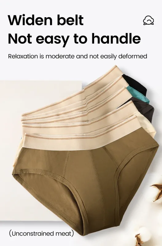 Atmungsaktive und bequeme dreieckige Unterhose für Herren aus reiner Baumwolle, mittelhohe Taille, hautfreundlich und weich, Unterhose für Teenager 3256810188437944 — image 16