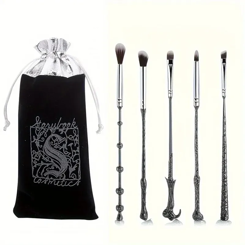 5pcs Wizard Wand Brushes 5 PCS Makeup Brush Set for Women