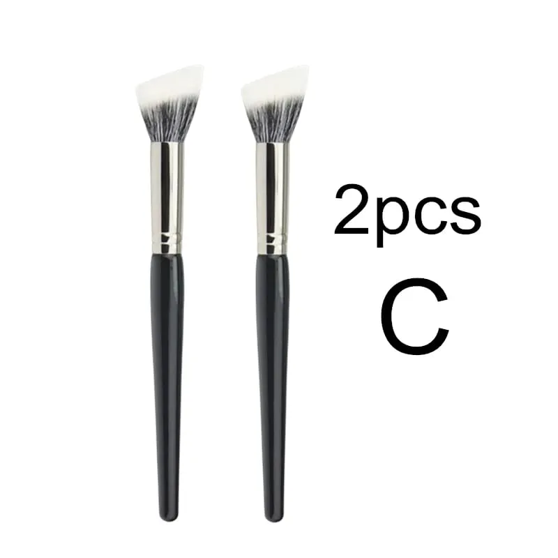 Stippling Highlight Makeup Brushes Blush Goat Hair Multifunctional Beauty Foundation Make Up Brush Tools