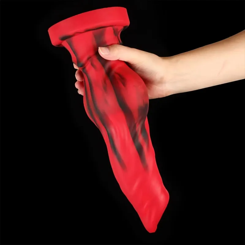 Obrovské silikonové Fantasy Animal Dildo Anální kolík Sexu s prostatou Pro muže Ženy Velký uzel Pes Dildo Přísavka Zátka na kohoutek Sex Toys18