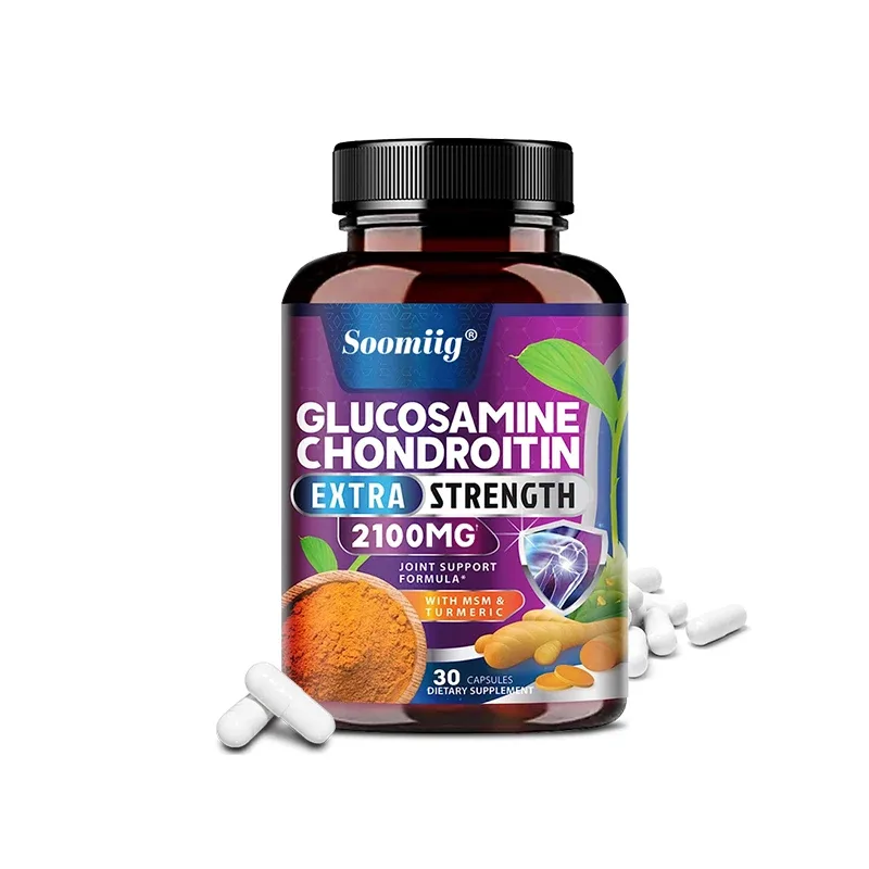 Glucosamine Chondroitin Turmeric MSM - Triple Strength Helps with Joint Mobility Joint Support Supplement Immune Health