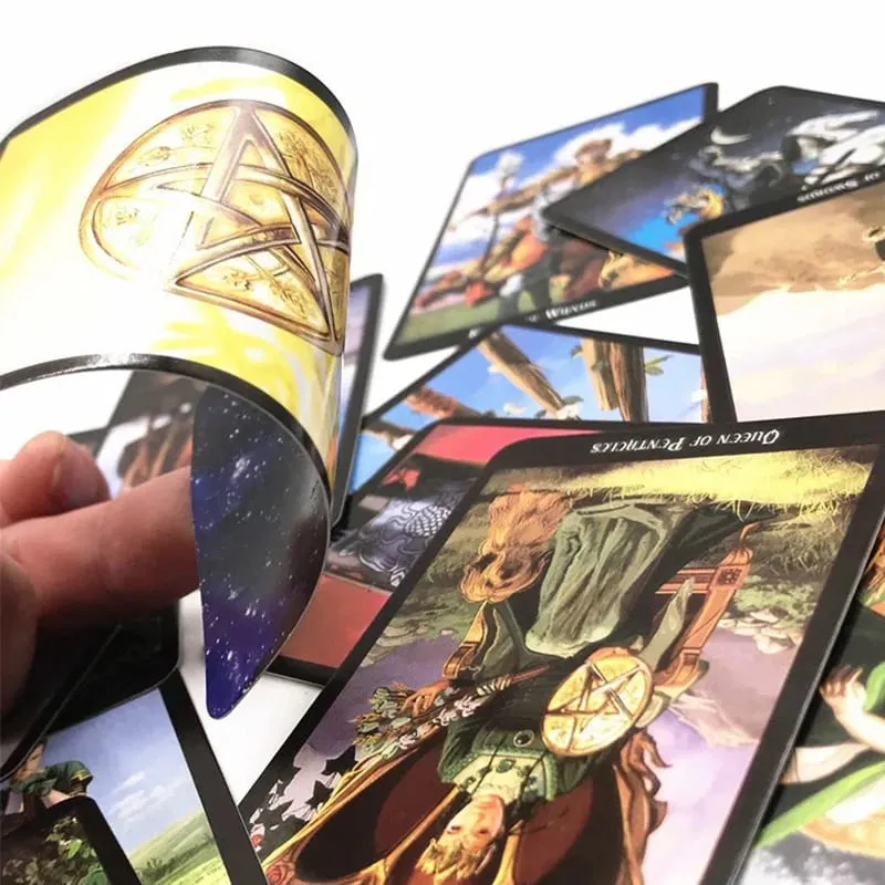 Witches Tarot Divination Board Game English Version Beginners Fortune Family Party Funny Table Game 78PCS Hot Selling — image 3