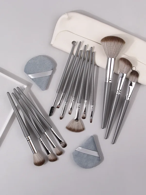 17PCS Makeup Brush Set Soft Fluffy Professional Cosmetic Foundation Powder Eyeshadow Kabuki Blending Make Up Brush Beauty Tool — image 4