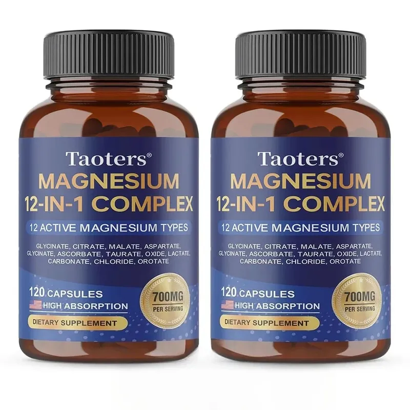 12-in-1 Magnesium Complex Supplement – High Absorption Rate Supports Muscles Nerves and Sleep Suitable for Men and Women — image 10