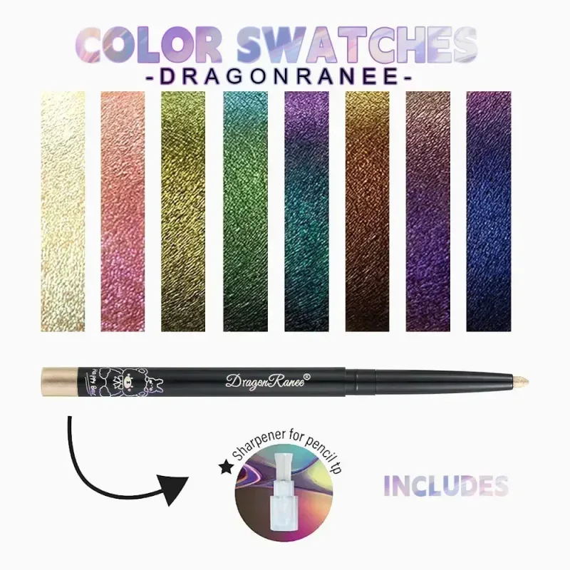 MultiChrome Aurora Chameleon Eyeliner Pencil Lasting Glitter Eyeshadow Lying Silkworm Pen Waterproof Beauty Cosmetics Eye Makeup — image 6