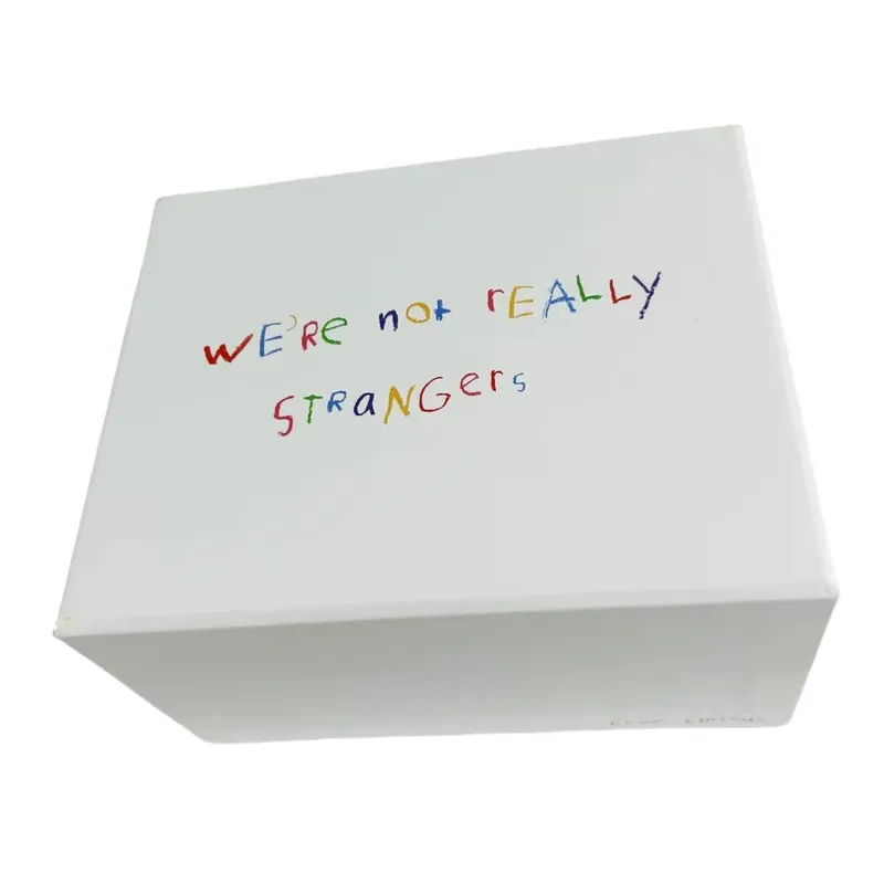 8 Styles WE'RE NOT REALLY STRANGERS - an Interactive Card Game Friendship Family Couples Edition - A Best Friend Party cards
