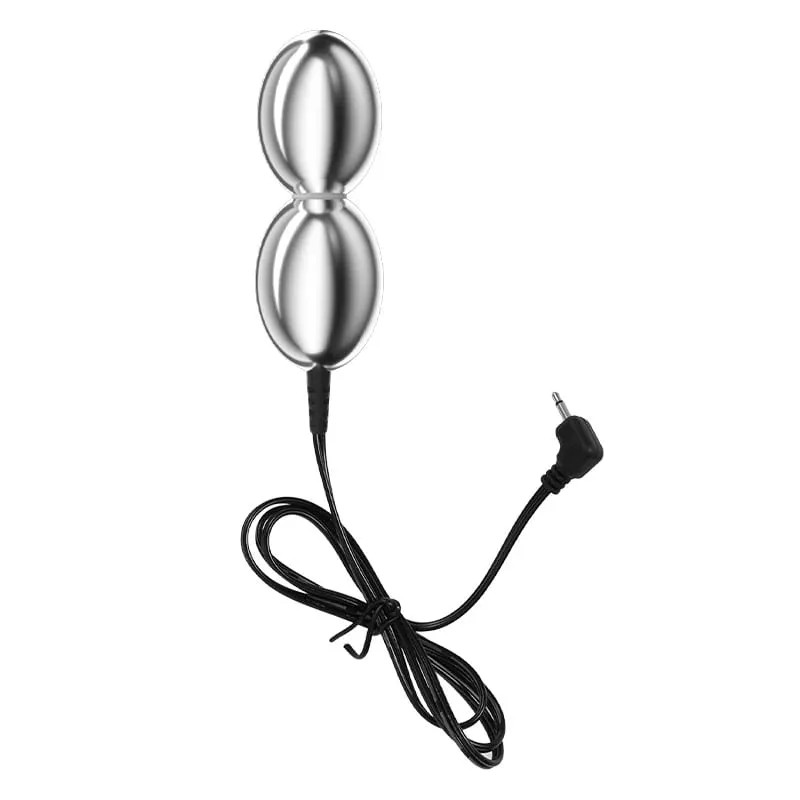SM ไฟฟ้า Shock คู่ลูก Anal BUTT Plug Prostate Massager E-stim เพศของเล่นสำหรับชายเกย์ผู้หญิงช่องคลอดกระตุ้นตูด Dilator
