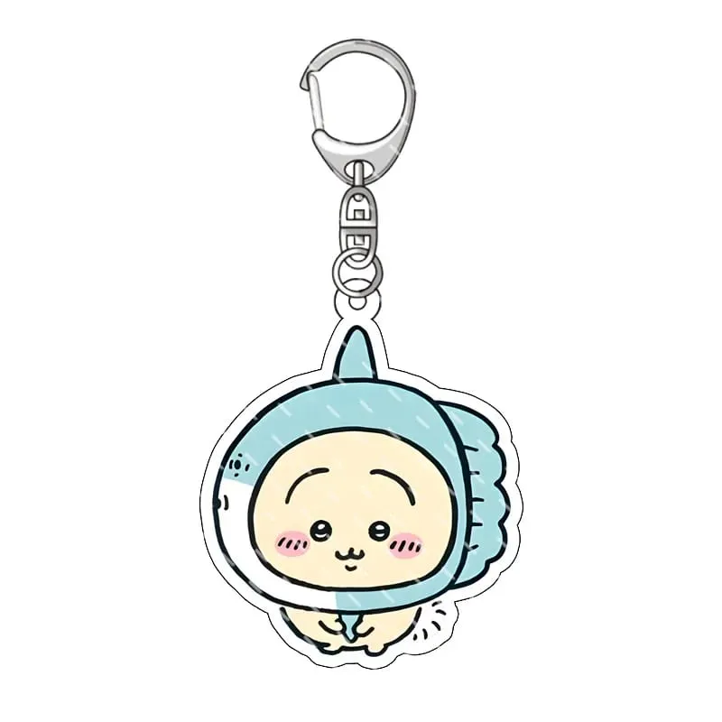 yiji Pendant Anime Comic Acrylic Peripheral Keychain Hachiware Usagi Cute Pendant Bag Hanging Decoration Decoration