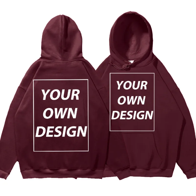 Personalizado diy impressão homem mulher outono inverno hoodies casual clássico pullovers simples confortável streetwear macio quente roupas esportivas