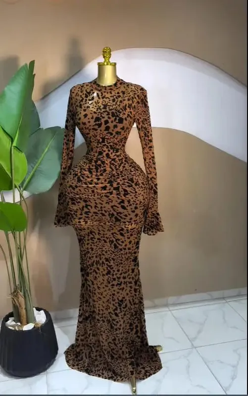 CM.YAYA 2025 Women Long Sleeve Ruched Mesh See Though with Lining Bodycon Long Dress Fall Evening Birthday Sexy Party Dresses
