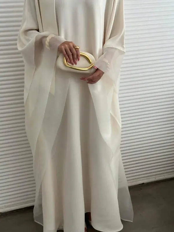 Μέσης Ανατολής Abaya Γυναικεία Κομψά Abayas Ολόσωμο Φαρδύ Φόρεμα Διαγωνισμού Καφτάν JilbabsΙσλαμικά Παραδοσιακά Ενδύματα