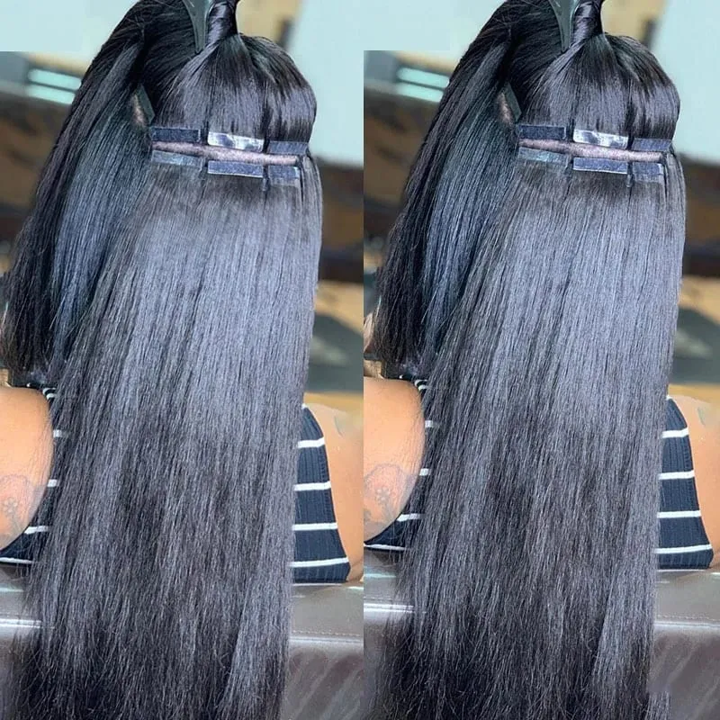 Tape in Hair Extensions Straight Remy Human Hair Seamless Invisible Skin Weft Remy Double Sided Adhesive Vietnamese Human Hair 50g/pack 16-26 inches