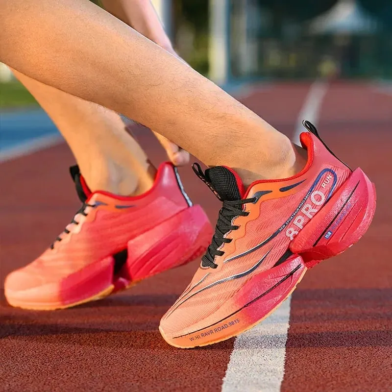 Men's Carbon Plate Sneakers Breathable Marathon Athletic Running Shoes 8PRO Fitness Outdoor Tennis Training Sports Shoes Women