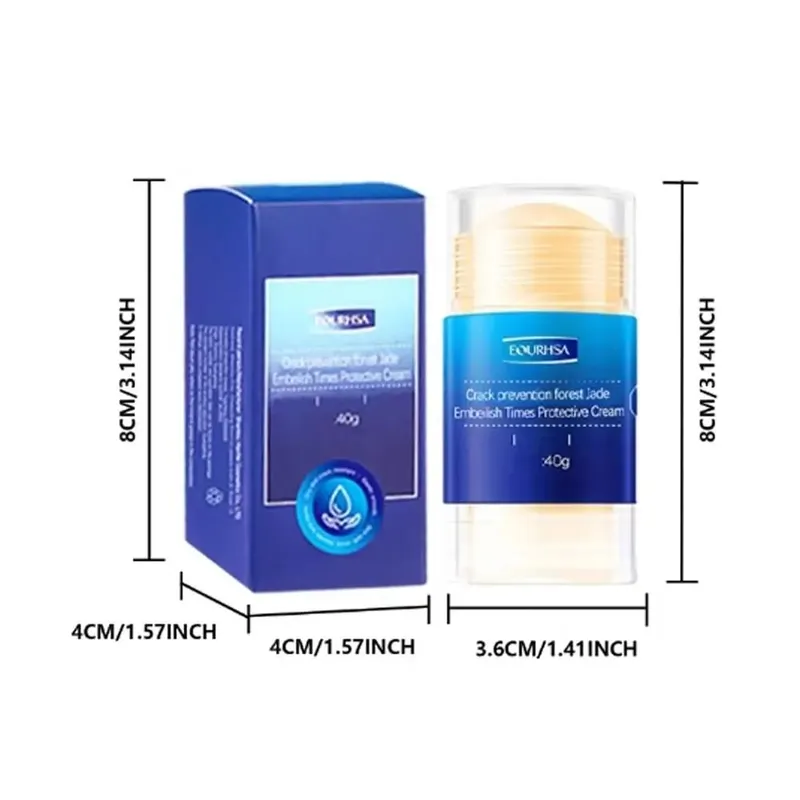Deeply Nourishing Cracked Feet Cream Stick Easy to Absorb Moisturizing Preventing Cracked Feet Cream Gentle Mild