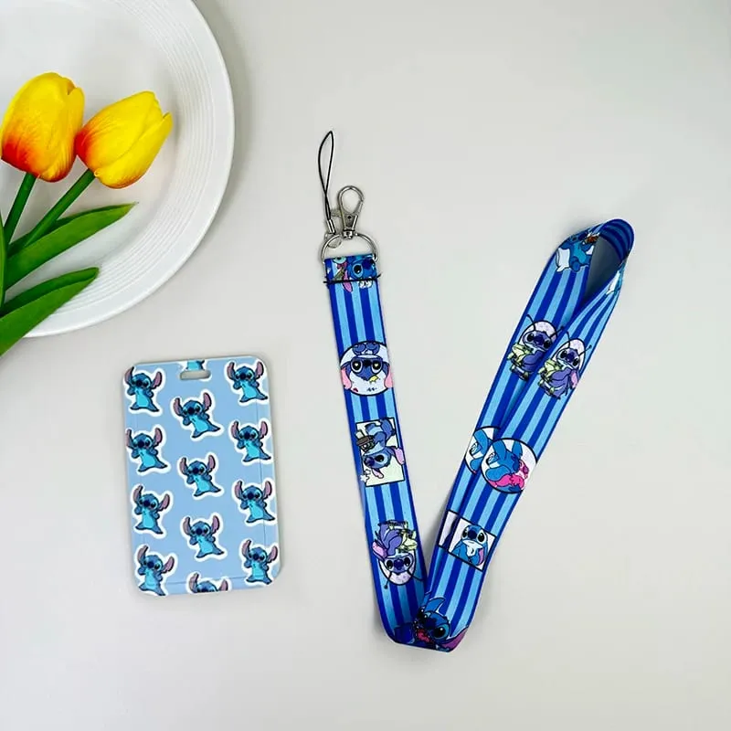 Credential Holder Cartoon Animal Neck Strap Lanyard for Key Keychain USB Badge Holder Keyring Accessories Gifts