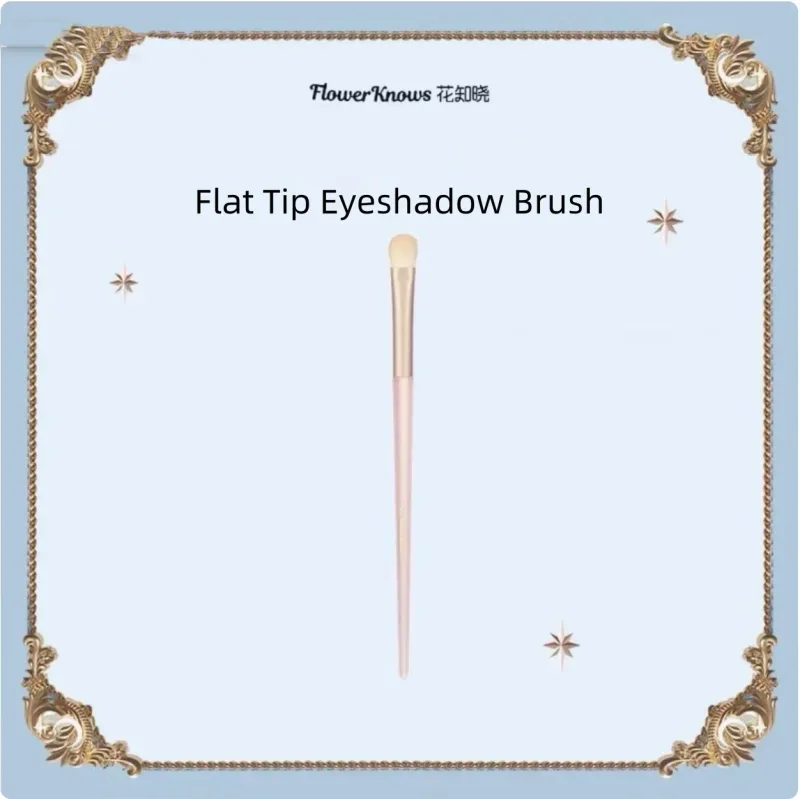 Flower Knows Flat Tip Eyeshadow Brush Makeup Brushes Eyes Make Up Tools