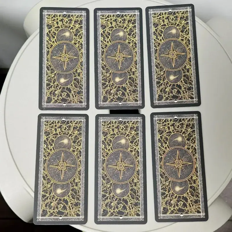 Kinner Tarot Deck A Cosmically Inspired Hand-drawn Complete 78 Card Traditional Tarot Deck 11*5.3cm In Spanish Espanol Language — image 6