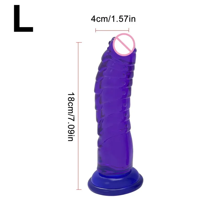 Realistische zwarte dildo met sterke zuignap, zacht penis-seksspeeltje voor vrouwen en mannen, handsfree anaal vaginaal speelgoed voor volwassenen in M