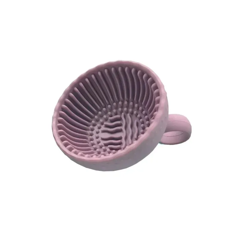 Makeup Brush Cleaner Folding Powder Puff Cleaning Bowl Eyeshadow Brushes Wash Clean Mat Beauty Tools Soft Silicone Scrubber Box — image 9
