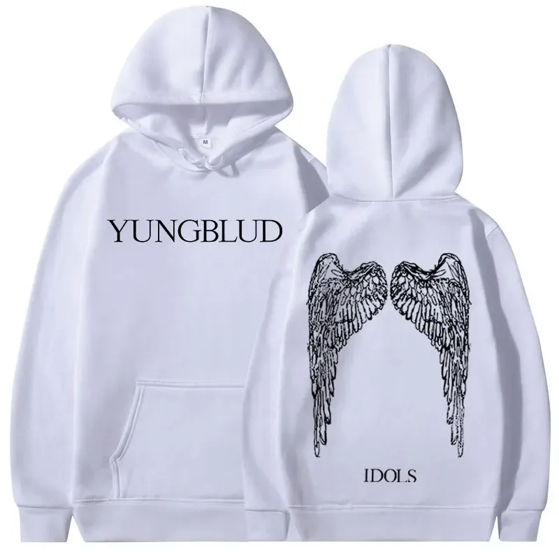 Yungblud IDOLS Wings Album Tour 2025 sweat à capuche pour homme femmes Vintage mode sweats à capuche Hip Hop surdimensionné pulls Streetwear