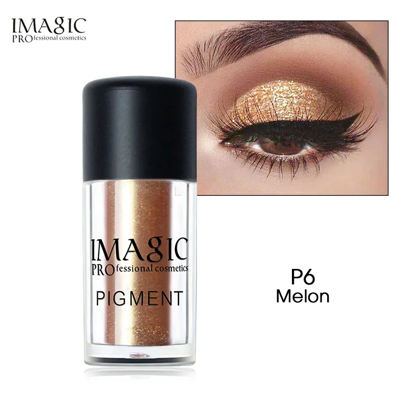 New Arrival Glitter Eyeshadow Metallic Loose Powder Waterproof Shimmer Pigments Colors Eye Shadow Makeup Cosmetics
