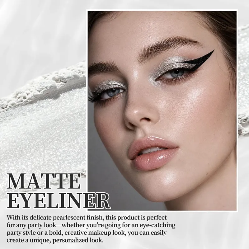 ART VALUE 6 Color Matte Eyeliner Pencil Makeup Sets Easy Coloring Sweat Proof Eyeshadow Pencil Lasting Shimmer Eyeliner Cosmetic — image 2