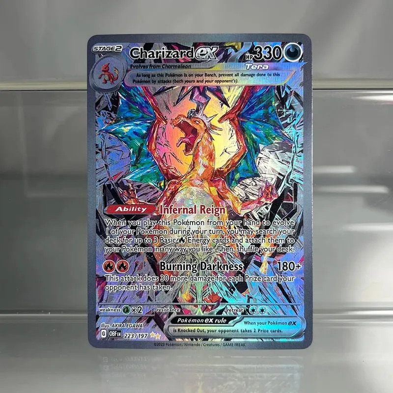 Charizard PTCG Single Collection Card 1st Edition 1996 Vmax Ex Rare Rainbow Card PKM Proxy Cards Toys Gifts — image 25