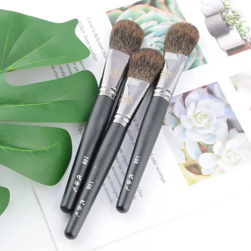 1pc P108 Squirrel hair Blush Makeup brushes shadow contour Blush sculpting Make up brush cosmetic tools High quality — image 5
