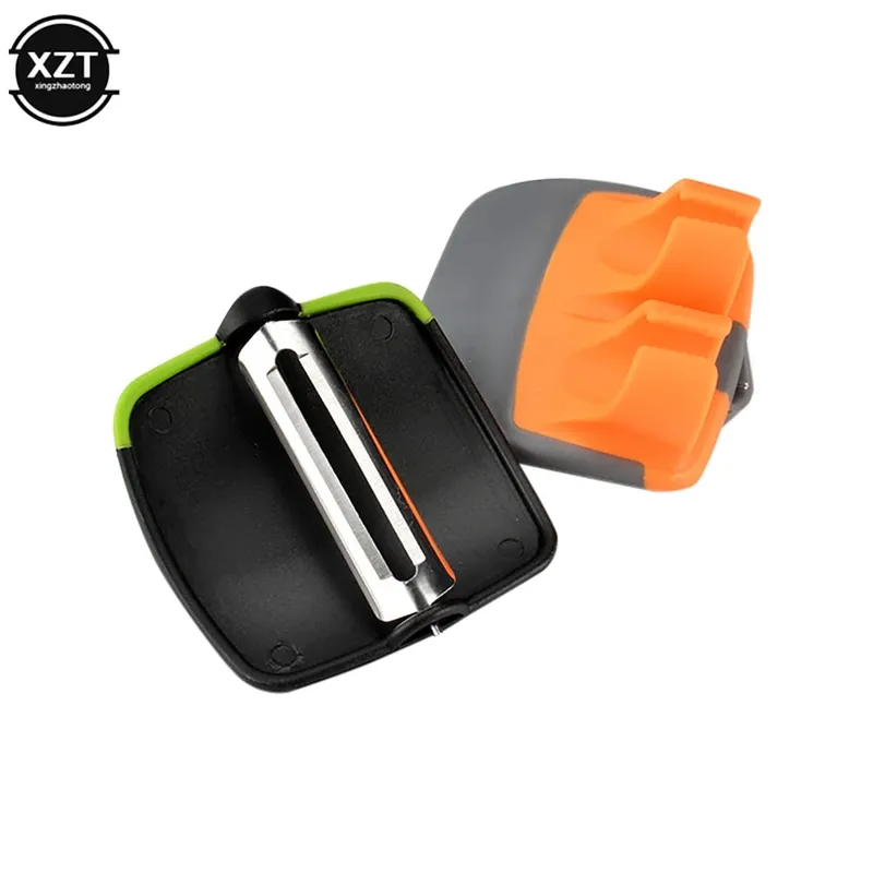 Multifunctional Kitchen Finger Held Palm Peeler Easy Hold Gadgets Vegetable Fruit Slicer Peeler Utensil Durable Kitchen Peeler — image 2