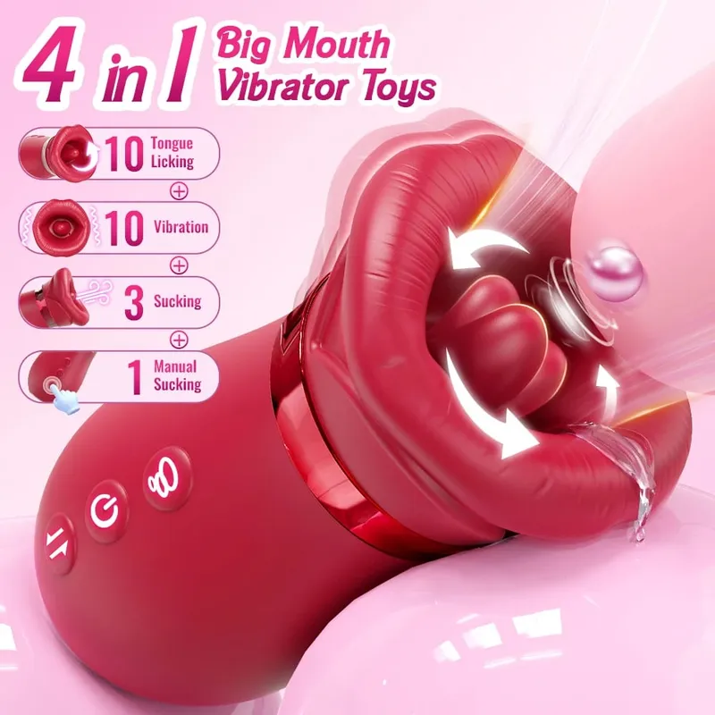 Lưỡi Uốn Máy Rung Nữ Hút Chân Không Hút Âm Vật Máy Kích Thích Nữ Masturbator Núm Vú Clit Hút Đồ Chơi Tình Dục Cho Nữ