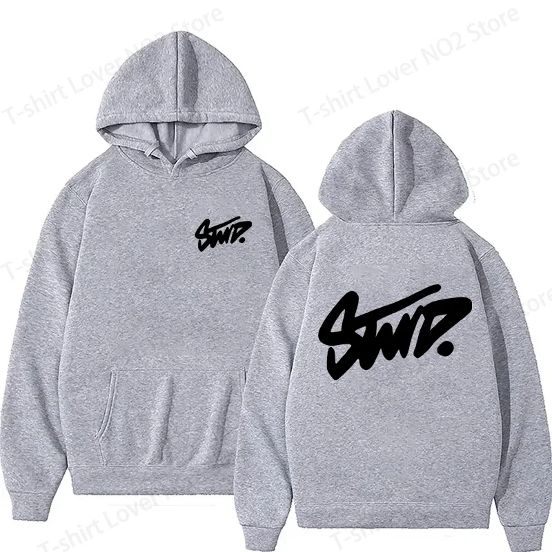 New Men's Hooded Sweatshirt Casual and Fashionable Soft and Comfortable Featuring Letter-Printed Patterns