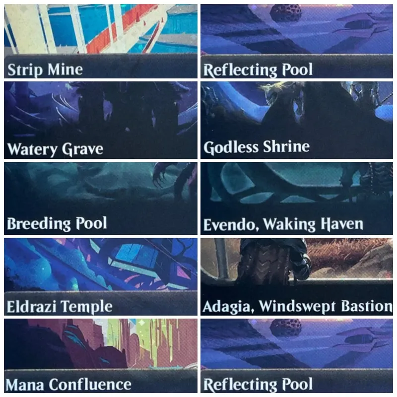 LK61 Galaxy Foil Eldrazi Temple Gemstone Caverns Godless Shrine Galaxy Foil High-Quality TCG Proxy Cards (Black-Core) — image 1