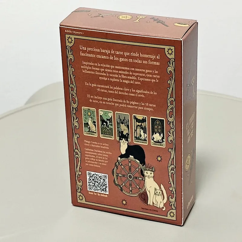 Cats Rule The Earth Tarot 78-Card Deck for The Feline-Obsessed Spanish Edition 10.3*6cm — image 5