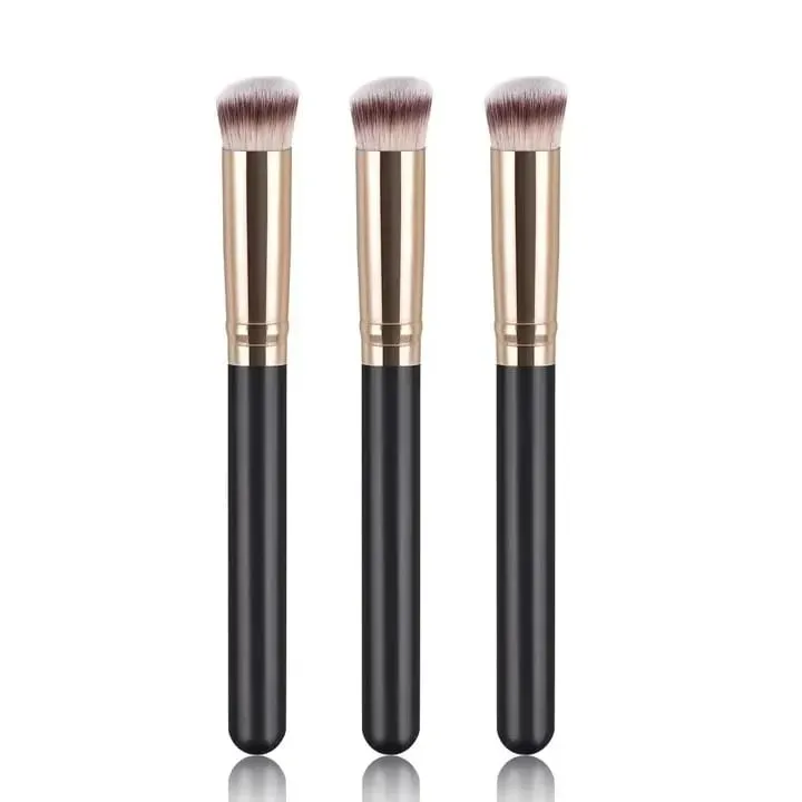 1/3 pcs Foundation Concealer Brush Premium Contour Blusher Brushes Flawless Under Eye Dense Face Makeup Brush For Blending