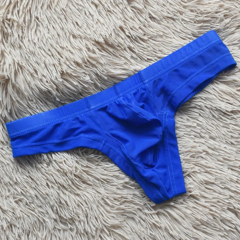 Men G Strings Transparent Mesh Low Waist Sissy Pouch Sexy Lingerie Ultra Hot Underwear For Man Japanese Thongs Men's Underpants