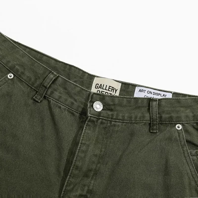 Gallery Dept splash ink splash paint wash splicing micro pull jeans overalls casual pants — image 6