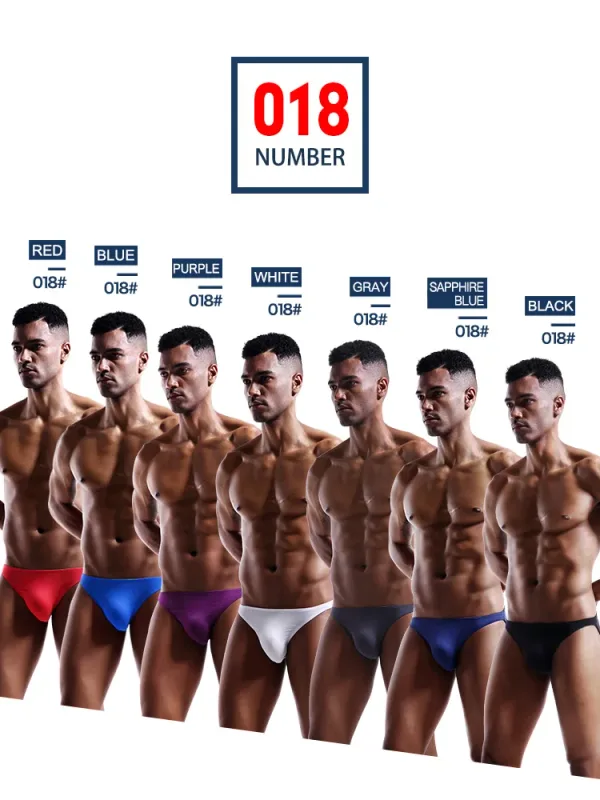 Men's underwear men's small triangle pants U convex Modal thin stretch sexy low waist tight narrow side underpants