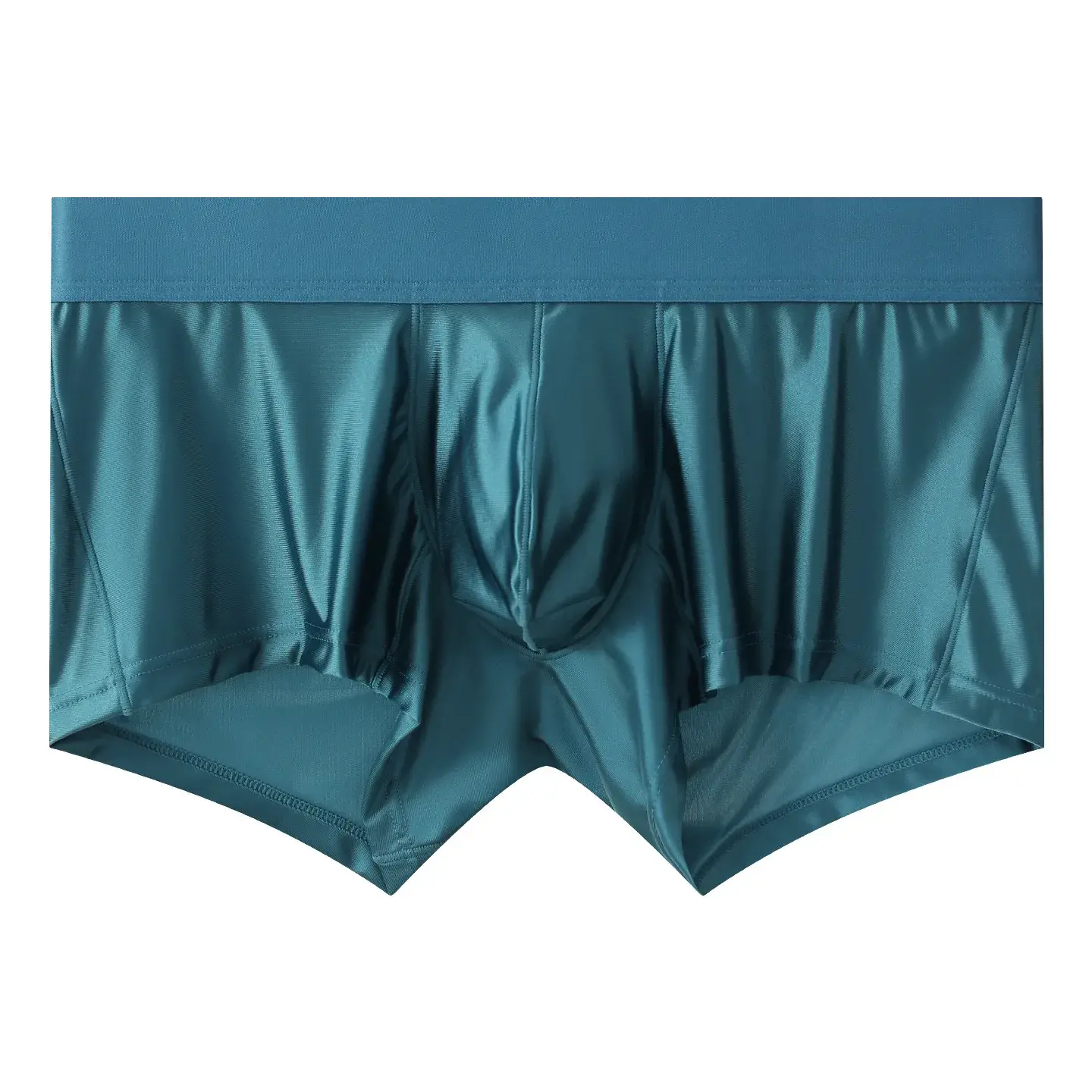 Mens Underwear Boxer Shorts Man Solid Slim Nylon Panties Cueca Middle Waist JJ Pouch Underpants Male Boxers Ropa Plus Size M-XXL