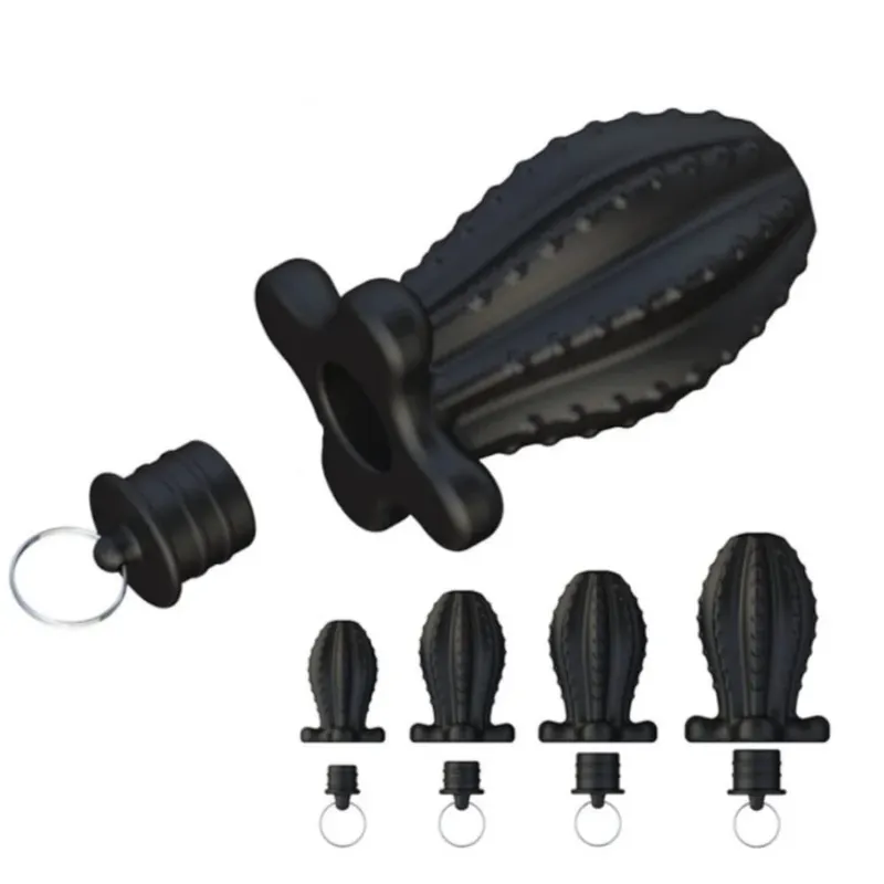4 Sizes Silicone Butt Anal Plug Anus Tunnel Vaginal Anchor Shower Enema Dilatador Dildos Bdsm Toy Women Men Masturbator Sex Toys — image 1