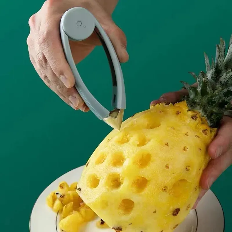 1ks Jahoda Ocel Ananas Škrabka na oči Ovoce a zelenina Praktická spona na odstranění semínek Ovocné nářadí Kuchyňské pomůcky