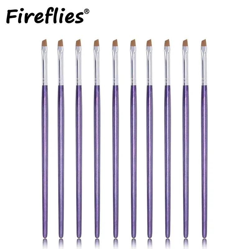 2/5/10PCS Upgrade Blade Eyeliner Brush Ultra Thin Flat Fine Eye Liner Makeup Brushes Flat Eyeliner Brush Eyebrow Make Up Tool