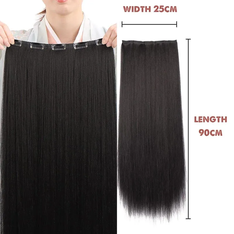 Hanfu wig piece corn whisker hairstyle one piece hair extension non knotted long straight hair piece antique hairstyle for women