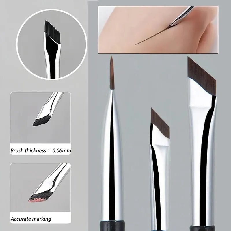 The Upgrade Blade Eyeliner Brush Ultra Thin Fine Angle Flat Eyebrow Brush Under The Eyes Place Precise Detail Brush — image 1