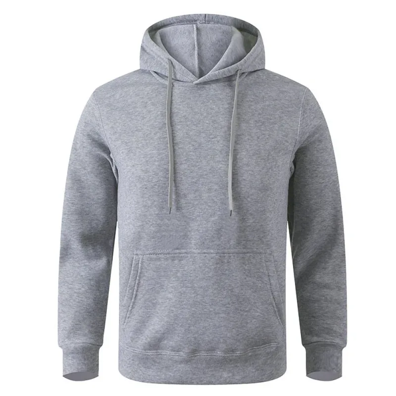 Men's Soft Loose - Fit Fleece Pullover Hooded Sweatshirt With Pockets For Cold Days