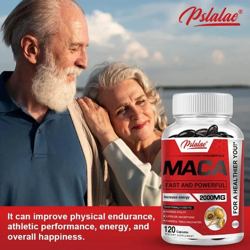 Maca Root Capsules - Boost Endurance & Strength To Maximize Vitality and Performance Muscle Mass Improve — image 5