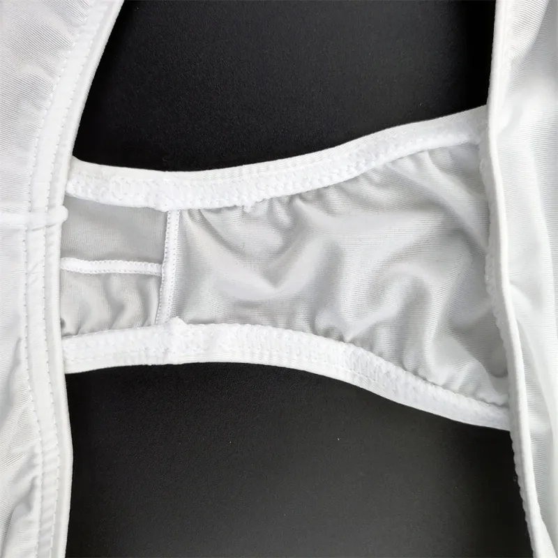 Slip en soie glacée pour hommes, 5 pièces, sous-vêtements avec poche en U, taille basse, sous-vêtements transparents Ultra fins, culottes Sexy grande taille pour hommes, nouvelle collection