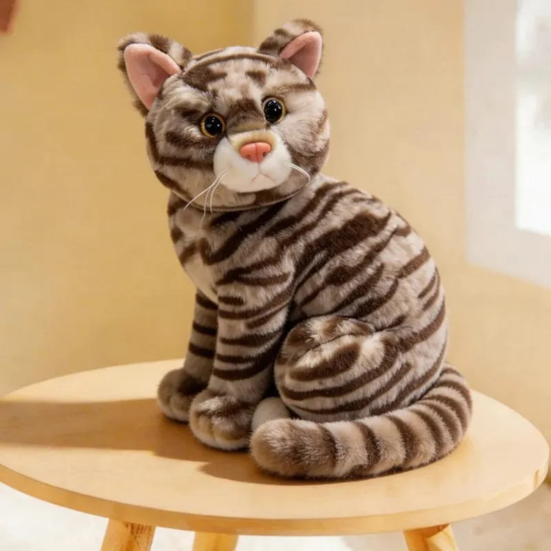 Plush Material Animal Body Pillow 10inch Soft Texture Poultry Throw Pillows Cute Design Cat Pattern Animal Cushion Doll Toys — image 14